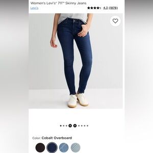 Levi's Women's Skinny Jeans - Dark Blue